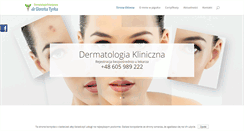 Desktop Screenshot of dermatologia-estetyczna.com